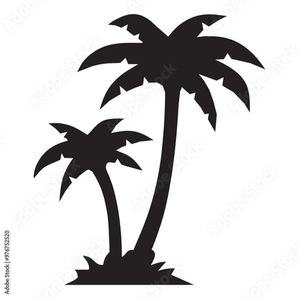 Obraz coconut tree icon