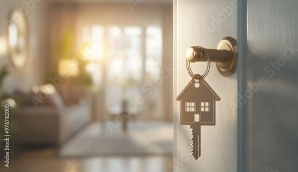 Obraz Home Key with Door