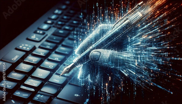 Fototapeta Hacker.
