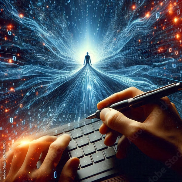 Fototapeta Hacker.