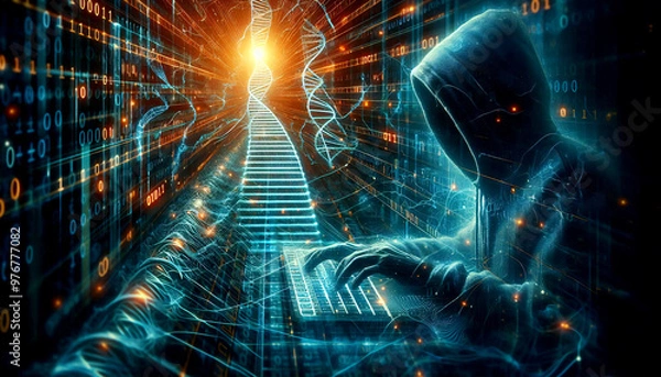 Fototapeta Hacker.