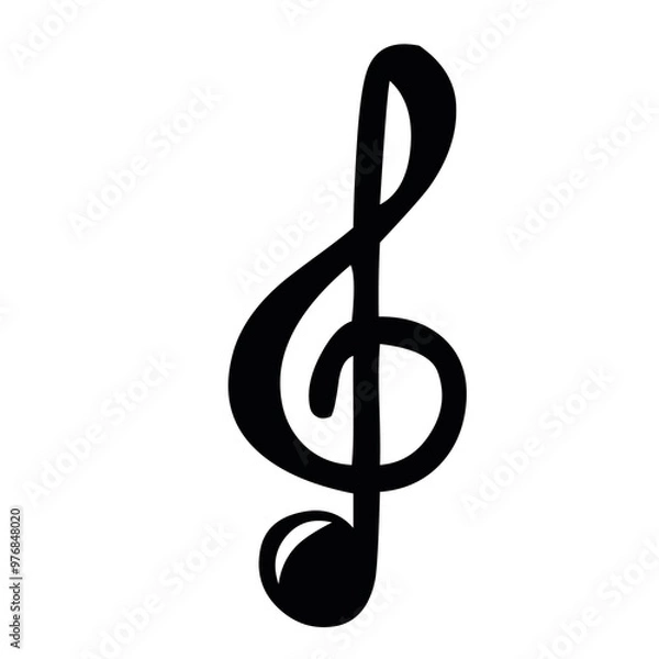 Obraz Simple music icon logo design of musical instruments, musical instrument silhouettes. Musical instrument elements for designs with entertainment concepts, music festivals