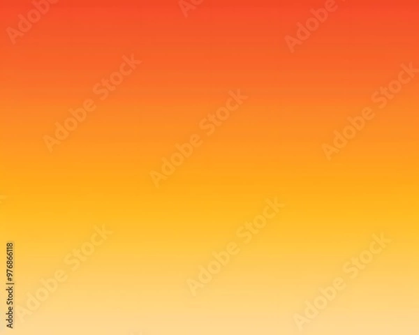 Fototapeta A vibrant gradient transitioning from orange to yellow, evoking warmth and energy.