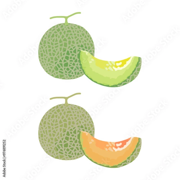 Obraz メロンのセット