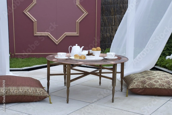 Obraz Afternoon tea in the garden