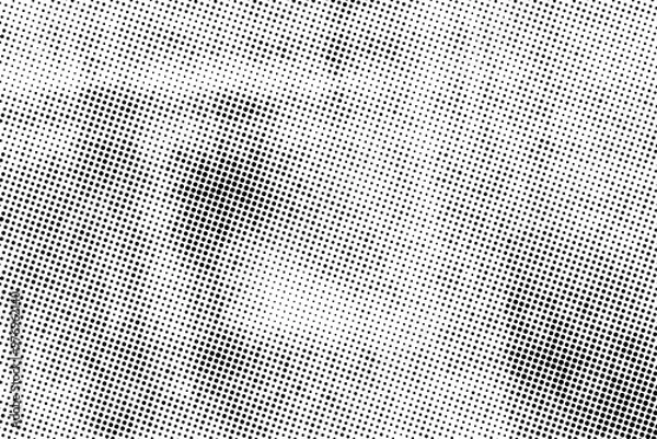 Fototapeta Black Dotted Texture on White Background . Modern Vector Art  . Old Paper Effect with Comic Texture .  Abstract Wall Design . Grunge Comic Texture Overlay . Vintage Paper Look