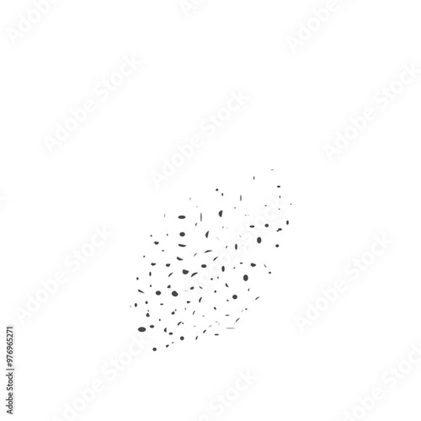 Obraz Black Paper Powder 