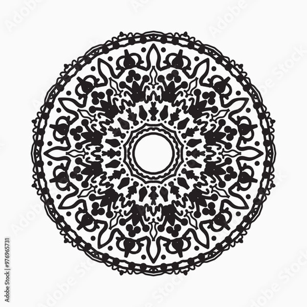 Obraz decorative concept abstract mandala illustration.