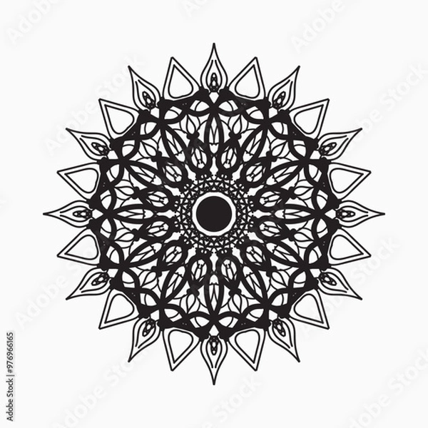 Obraz decorative concept abstract mandala illustration.