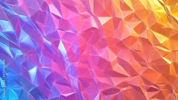 Obraz Abstract Geometric Gradient Background