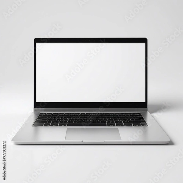 Obraz laptop isolated on white background