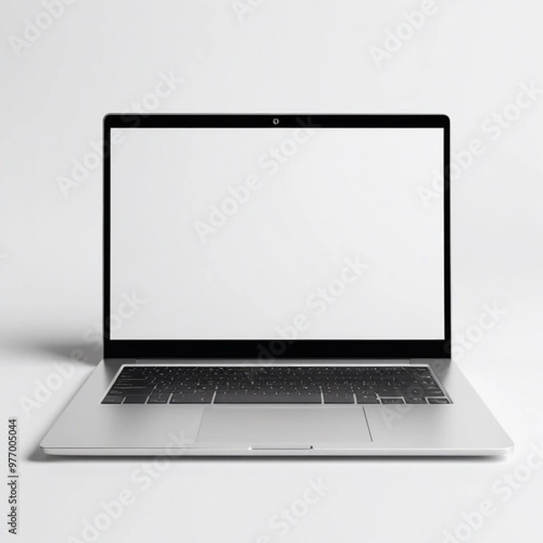 Obraz laptop isolated on white background