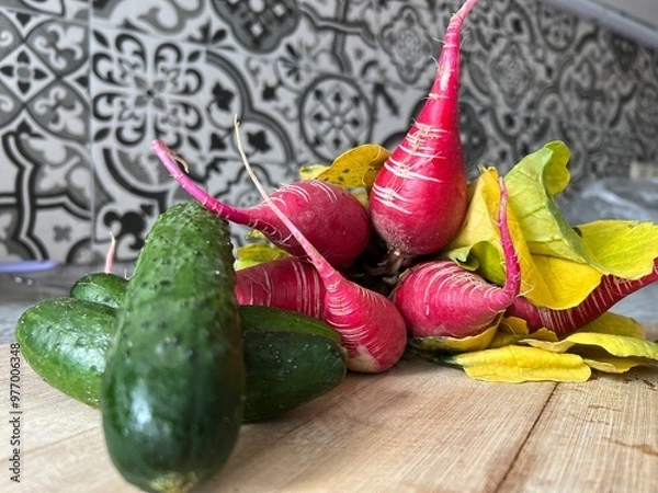 Obraz vegetables on a plate