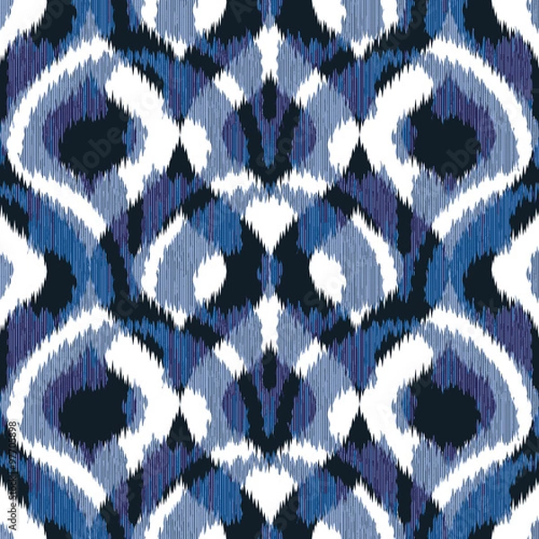 Obraz Three Leaf Clover Scallop Pattern Seamless Background Tile