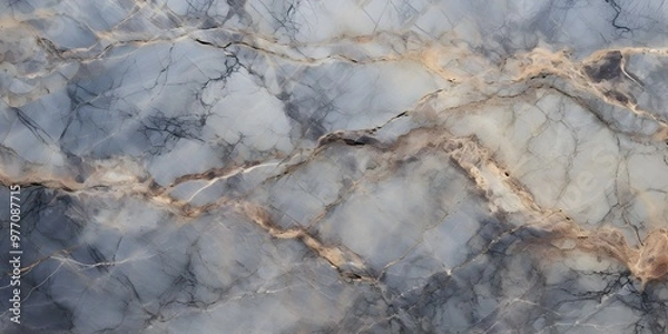 Fototapeta Marble granite white with gold texture. Background wall surface black pattern graphic abstract light elegant gray floor ceramic counter texture stone slab smooth tile silver natural 