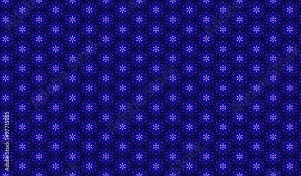 Obraz New Year Christmas LCD Seamless Bitmap Background Pattern - Texture Tile