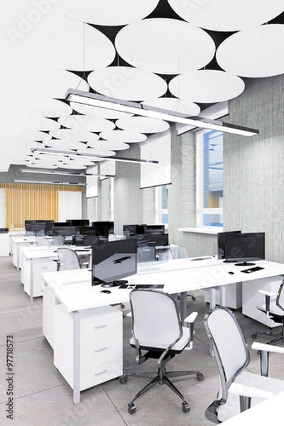 Obraz Empty modern office interior work place
