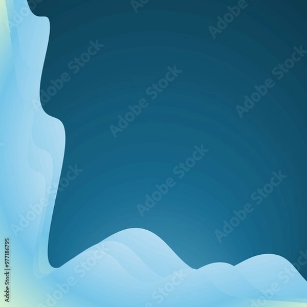 Fototapeta Blue Tech Background Abstract Pattern. Abstract Business Tech Science Vector Backdrop.