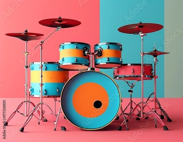 Obraz drum kit