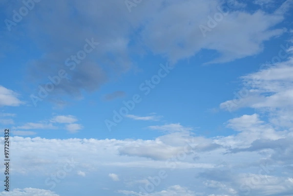 Obraz blue sky with clouds