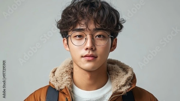 Obraz 안경을 쓴 젊은 남자의 초상화