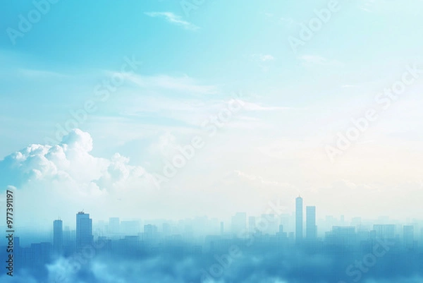 Obraz city in the sky