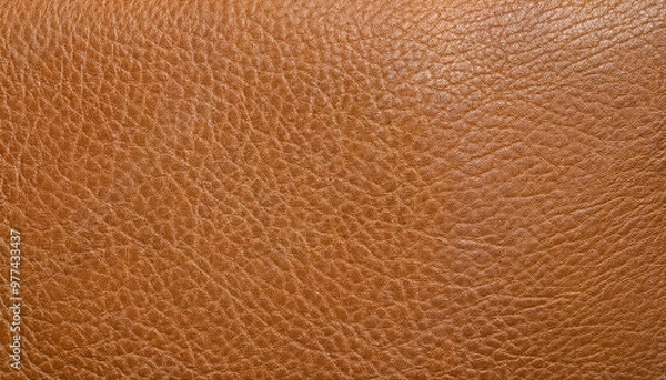 Obraz texture de surface plane en cuir marron