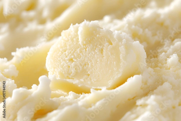 Fototapeta Texture of shea butter, closeup	
