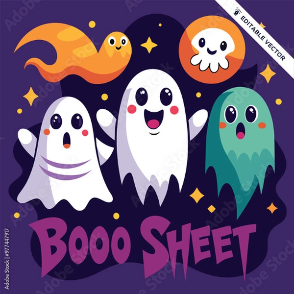 Obraz Halloween concept illustration design 