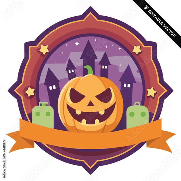 Obraz Halloween concept illustration design 