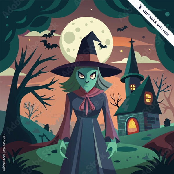Obraz Halloween concept illustration design 