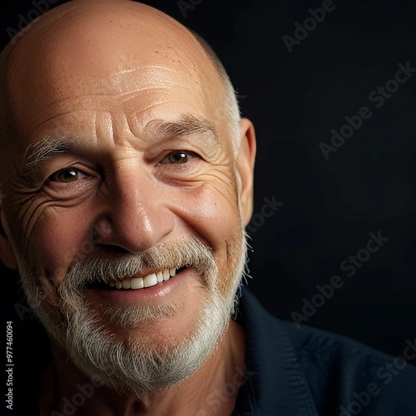 Obraz 笑顔のシニア男性