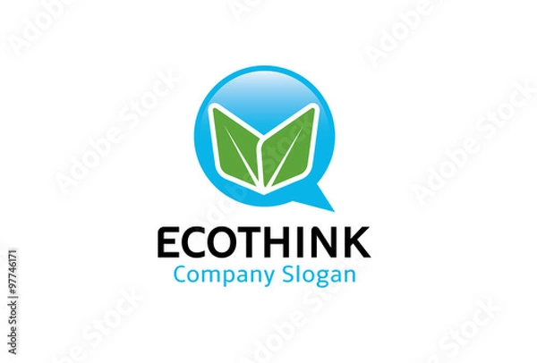 Obraz Eco Think Design Illustration