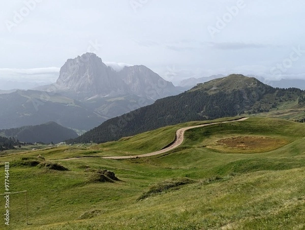 Fototapeta road to the mountains