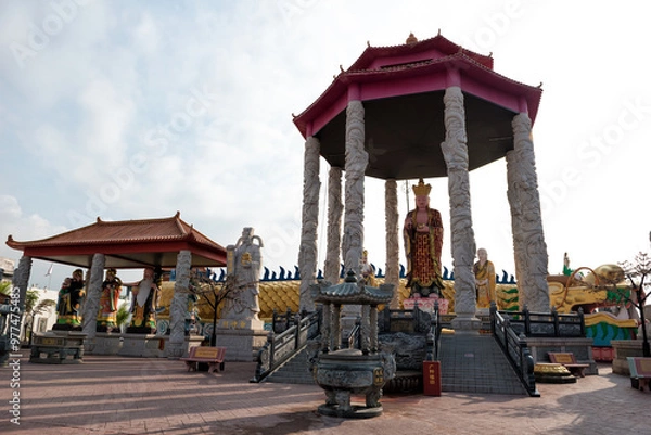 Fototapeta Tua Pek Kong Temple, Sitiawan, Malaysia - Tua Pek Kong is more than 100 year old temple at Pasir Panjang, one of the pantheon of Malaysian Chinese Gods