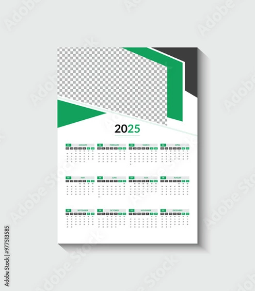 Obraz 2025 wall calendar 