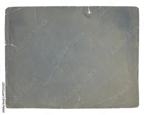 Fototapeta Vintage dirty grunge scan photo paper texture. Old black photo worn overlay distressed background. Vintage scratched glitch effect for design. Folded Edges. Rough grunge shabby torn ripped texture.