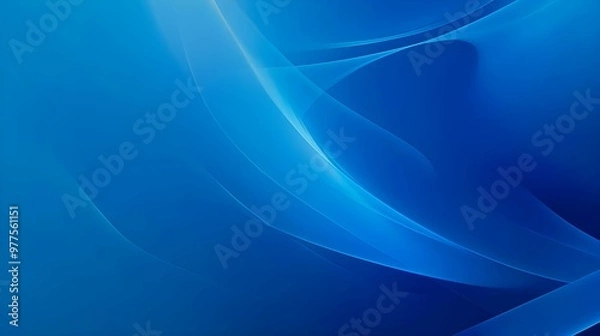 Obraz Blue minimalist background Wallpaper