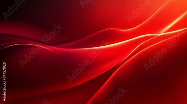 Obraz Red minimalist background WallpapeR