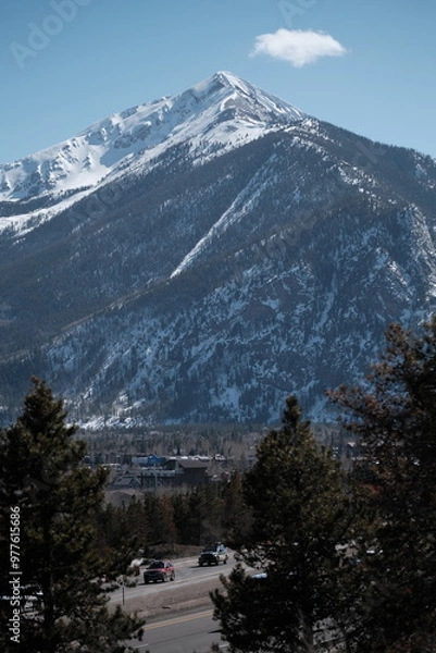 Obraz snow covered mountains