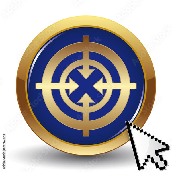 Fototapeta target icon