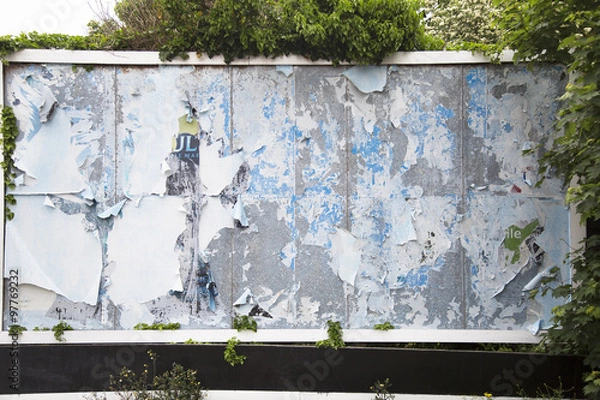 Fototapeta Weathered Billboard