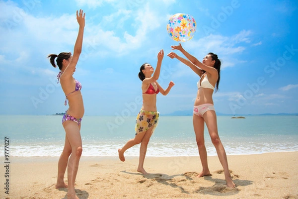 Fototapeta fun day at the beach