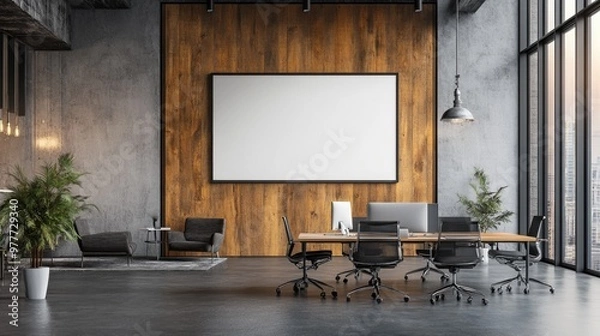 Fototapeta Contemporary Office Space