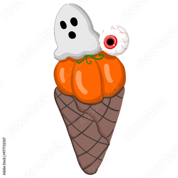 Fototapeta Ice cream Halloween 