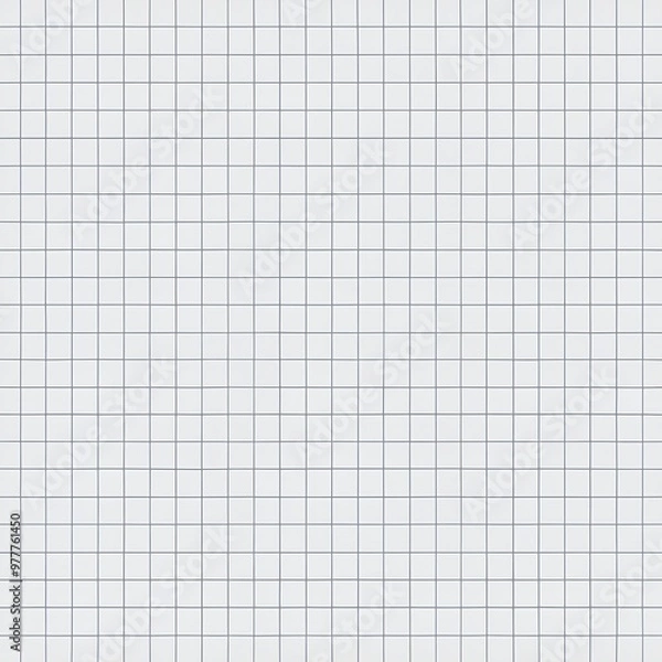 Fototapeta grid layout with evenly spaced vertical and horizontal lines on a white background.