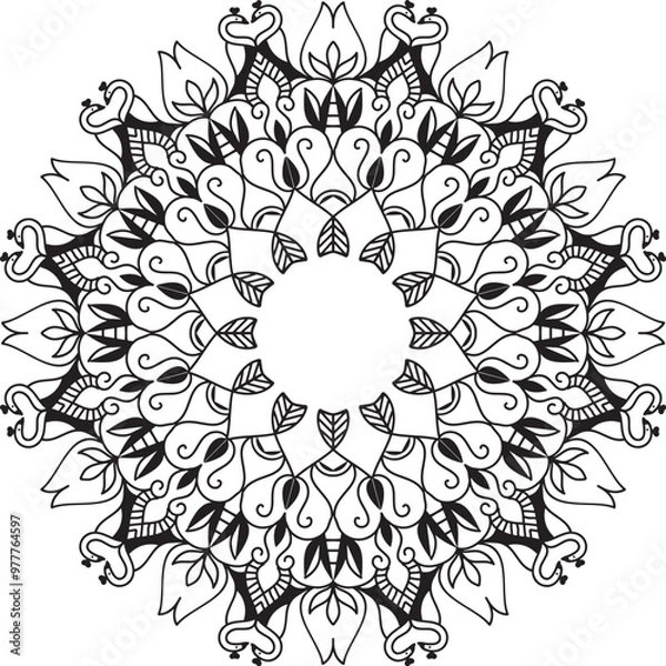 Obraz A Detailed Mandala Pattern