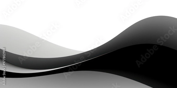 Obraz PNG Line effect black white backgrounds.