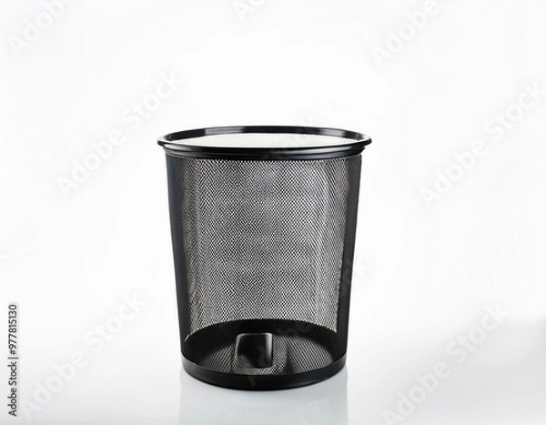 Obraz Silver Mesh Trash Bin