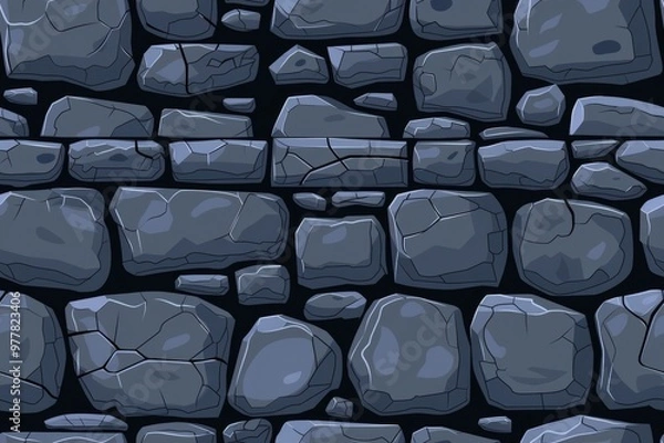 Obraz A repeating texture of a brick wall